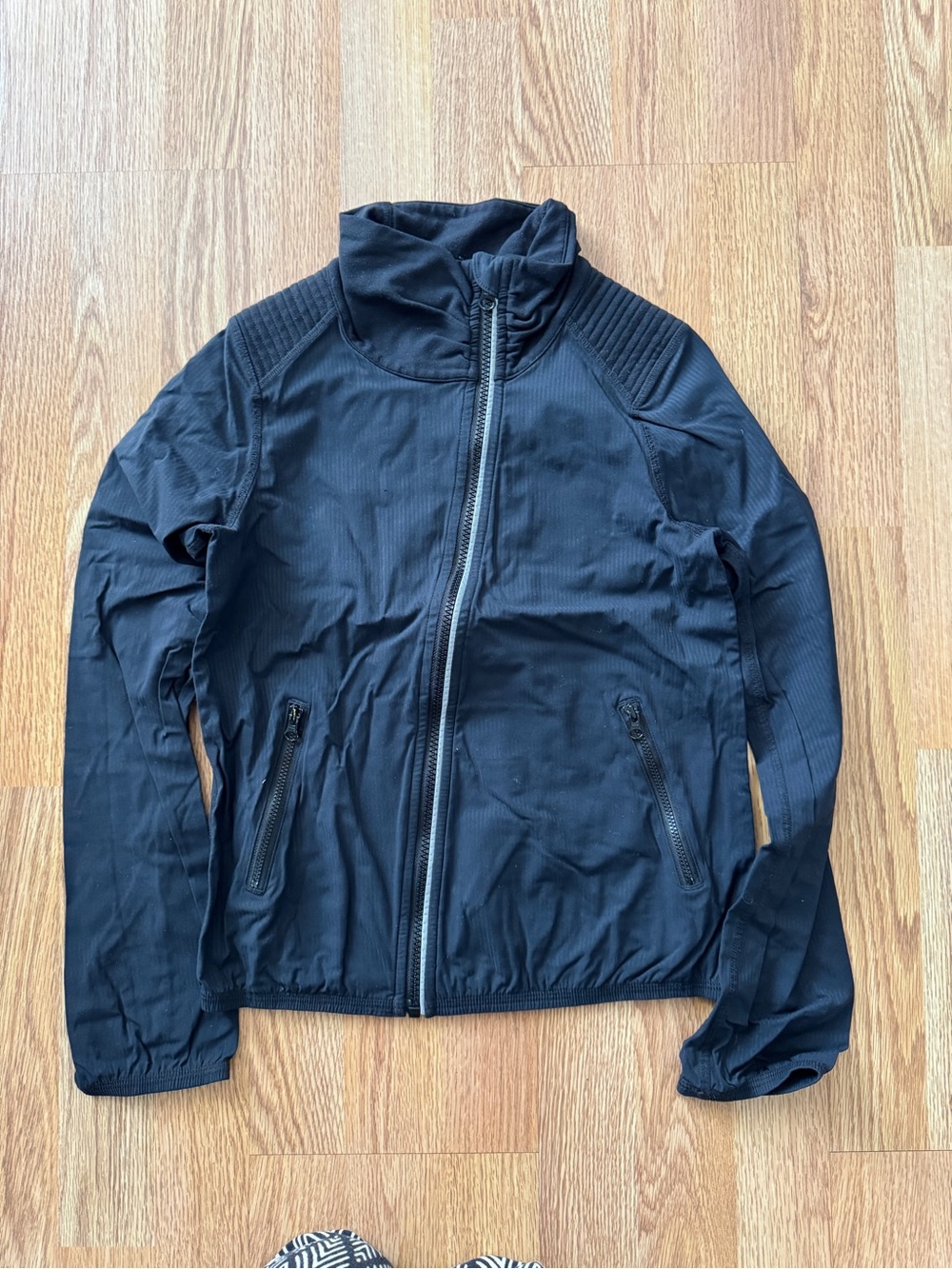 Ivivva Lightweight Black Zip-Up Jacket for Kids